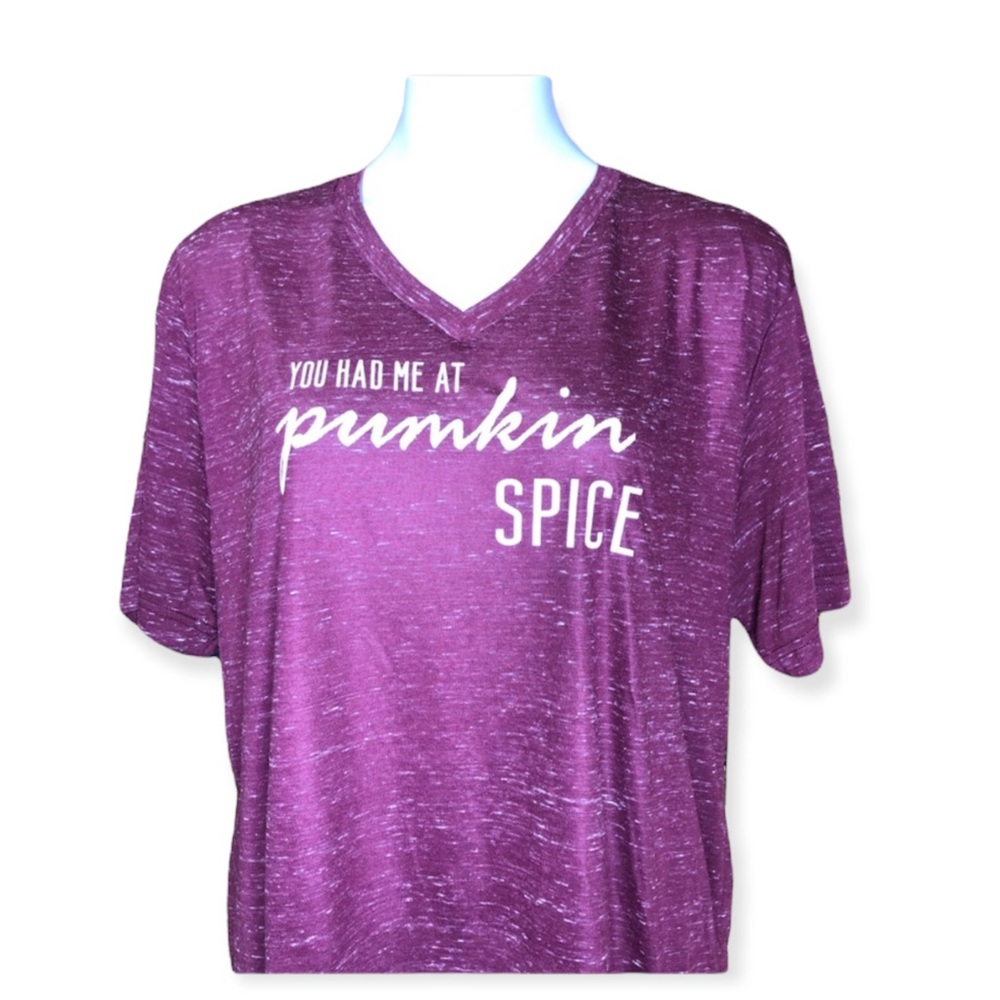 3/$20 BELLA + CANVAS You Had Me At Pumpkin Spice Heathered Tee XL